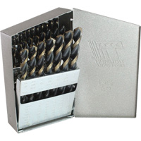 Triumph&reg; MRO Plus&reg; Jobber Length Drill Bit Set, 29 Pieces, High Speed Steel Cintas
