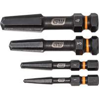 Bolt Biter Screw Extractor Set, High Speed Steel, 4 Pieces Cintas