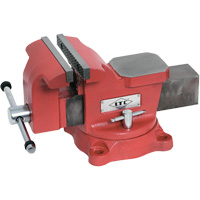 Swivel Base Mechanic's Vise, 6" Jaw Width, 3" Throat Depth Cintas