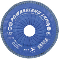 PowerBlend Trimmable Flap Disc, 5" x 7/8", Type 29, Z40 Grit, Zirconia Alumina Cintas