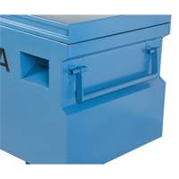 Jobsite Tool Box, 60" x 24" x 27-1/2", Steel, Blue Cintas