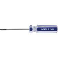 Tournevis Philips bleu transparent avec bandes, #0, Prise Plastique Cintas