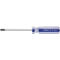 Tournevis Philips bleu transparent avec bandes, #2, Prise Plastique Cintas