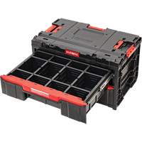 Boîte &agrave; outils &agrave; 2 tiroirs Arx, 23-1/10" x 15" x 13-2/5', Noir Cintas