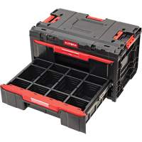 Boîte &agrave; outils &agrave; 2 tiroirs Arx, 23-1/10" x 15" x 13-2/5', Noir Cintas