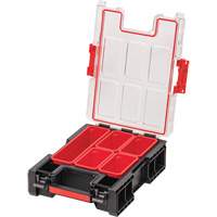 Organisateur moyen haut avec bacs Arx, 10-2/5" x 14-3/10" x 4-1/5", Noir Cintas