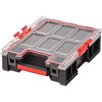 Organisateur moyen haut avec cloisons en mousse &agrave; plusieurs couches Arx, 10-2/5" x 14-3/10" x 4-1/5", Noir Cintas