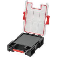 Organisateur moyen haut avec cloisons en mousse &agrave; plusieurs couches Arx, 10-2/5" x 14-3/10" x 4-1/5", Noir Cintas