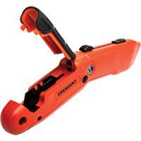 Auto-Retracting Safety Knife, 1", Steel, Aluminum Handle Cintas
