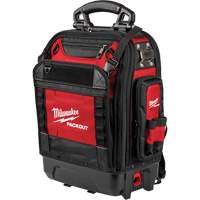 Sac &agrave; dos structur&eacute; PackOut, 9-1/2" lo x 18" la, Noir/Rouge, Polyester Cintas
