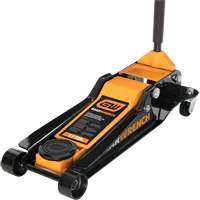 Low Profile Floor Jack, 3.5 Ton(s) Capacity, 3-3/4" Lowered, 21-3/4" Raised, Manual Hydraulic Cintas