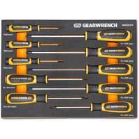 Torx&reg; Dual Material Screwdriver Set in Foam Storage Tray, 10 Pcs. Cintas