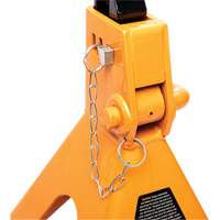 Ratcheting Jack Stand, Locking Pin, 3 tons Capacity, 11-3/4" - 17-1/2" H Cintas