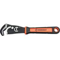 Cl&eacute; bimat&eacute;riau auto-ajustable pour tuyau, Cap des m&acirc;choires 1-1/2", Longueur 12", Fini Oxyde noir, Prise Coussin&eacute;e Cintas