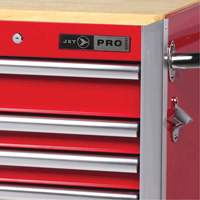 PRC7215 Pro Series Roller Cabinet, 15 Drawers, 72" W x 24" D x Red Cintas