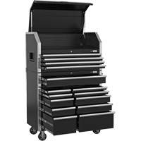 HDCC-4115 HD Series Toolbox Combo, 21-1/2" D x 44-1/5" W x 63-3/10" H, Black Cintas