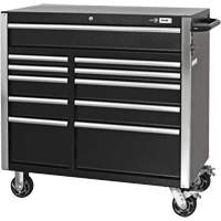 HDCC-4115 HD Series Toolbox Combo, 21-1/2" D x 44-1/5" W x 63-3/10" H, Black Cintas