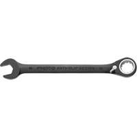 Metric Spline Combination Reversible Ratcheting Wrench, Black/Chrome Finish Cintas