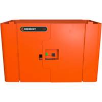 RAILWORKS Double Door Steel Security Panel Lockable Storage Cintas