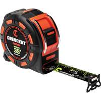 Shockforce NITE EYE Magnetic Tape Measure, 1-1/4" x 35', SAE Graduations Cintas