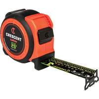  CONTROLTOUCH NITE EYE Tape Measure, 1-3/16" x 25', SAE Graduations Cintas