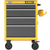 Heavy-Duty Rolling Tool Chest, 4 Drawers, 26" W x Yellow Cintas