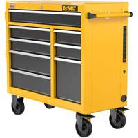 Heavy-Duty Mobile Workstation, 8 Drawers, 40" W x Yellow Cintas