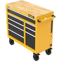 Heavy-Duty Mobile Workstation, 8 Drawers, 40" W x Yellow Cintas