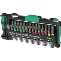 Ensemble d'outils en mesures imp&eacute;riales 1 Tool-Check PLUS, 39 Mcx, Prise de 1/4" Cintas