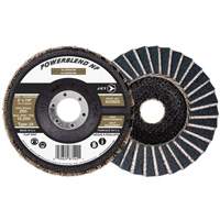 POWERBLEND NF Flap Disc, 5" x 7/8", Type 29, Z60 Grit, Zirconia Alumina Cintas