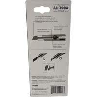 25mm Retractable Knife, Stainless Steel, Heavy-Duty, Rubber Handle Cintas