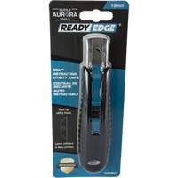 Standard-Duty Retractable Safety Knife, Stainless Steel, Rubber Handle Cintas