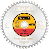 Ferrous Circular Saw Blade, 8", 40 Teeth, Metal Use Cintas