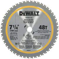Circular Saw Blade, 7-1/4", 48 Teeth, Metal Use Cintas