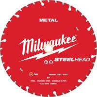 STEELHEAD Cutting Diamond Blade, 9", Metal Use Cintas