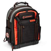 Sac &agrave; dos pour ouvrier, 18" lo x 10" la, Noir/Gris/Orange, Polyester Cintas