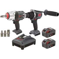 Ensemble de marteau perforateur & cl&eacute; &agrave; chocs, Lithium-ion, 20 V Cintas