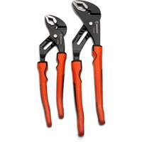 Jeu de pince bouvet&eacute;es Grip Zone V-Jaw avec manche bimat&eacute;riau en cuir, 2 Morcea Cintas
