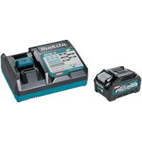 40Vmax XGT 4 Ah Battery & Fast Charger Starter Kit, 40 V, Lithium-Ion Cintas