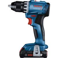 Compact Brushless Drill/Driver Kit, Lithium-Ion, 18 V, 1/2" Chuck, 400 in-lbs. Torque Cintas
