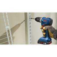 Compact Brushless Drill/Driver Kit, Lithium-Ion, 18 V, 1/2" Chuck, 400 in-lbs. Torque Cintas