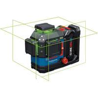 Laser dalignement/nivellement 360 connect&eacute; &agrave; faisceau vert &agrave; trois points Cintas