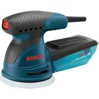 Single-Speed Palm Random Orbit Sander/Polisher, 5" Sand Paper, 2.5 A, 120 V Cintas