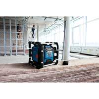 Jobsite Radio with Bluetooth&reg; 5.0 & Power Station, Lithium-Ion, 18 V Cintas