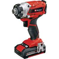 Cordless Impact Driver Kit, 1/4", 1240 in-lbs Max. Torque, 18 V, Lithium-Ion Cintas