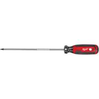 Square Screwdriver, #2 Tip, 12-7/10" L, Cushion Grip Handle Cintas