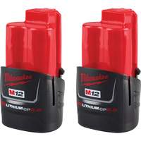 Batteries compactes M12 REDLITHIUM CP2.0, Lithium-ion, 12 V, 2 Ah Cintas