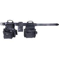 Phantom Collection 4-Piece Heavy-Duty Combo Apron, Leather, Black Cintas