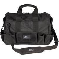 Phantom Collection 18" Contractor's Tool Bag, Ballistic Polyester, 25 Pockets, Black Cintas