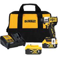 MAX* XR&reg; 3-Speed Impact Driver Kit, 1/4", 1825 in-lbs Max. Torque, 20 V, Lithium-Ion Cintas